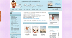 Desktop Screenshot of myweddingmusic.com