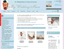 Tablet Screenshot of myweddingmusic.com